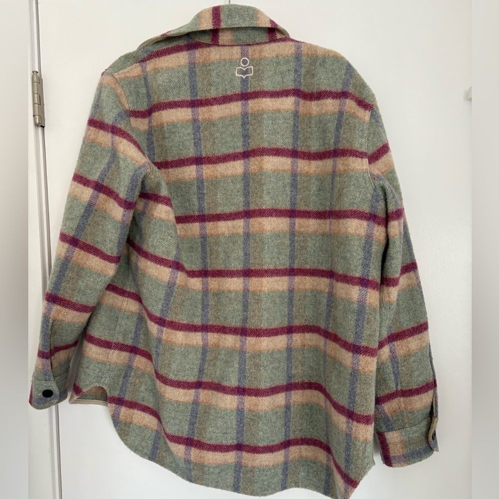 Isabel Marant Multicolor Plaid Jacket - image 2